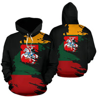 Lithuania Hoodie Flag Painting RLT6 - Wonder Print Shop