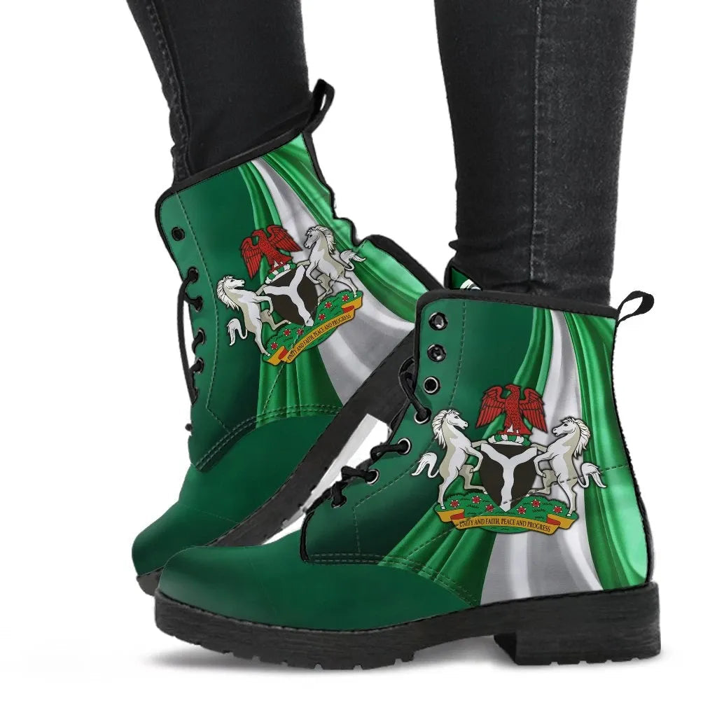 nigeria-leather-boots-nigerian-waving-flag-with-coat-of-arms