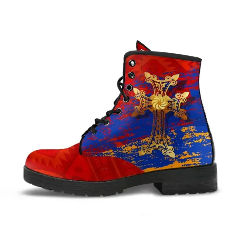 armenia-khachkar-armenian-cross-special-leather-boots