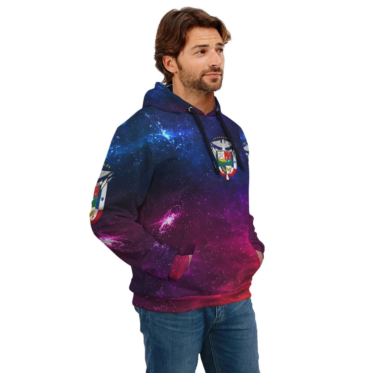 Panama Hoodie Galaxy RLT13 - Wonder Print Shop