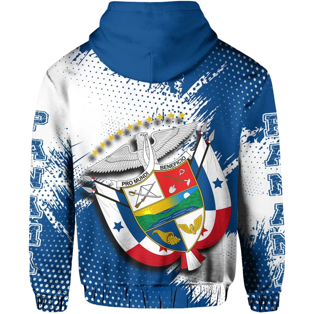 Panama Hoodie Vincent Style Blue RLT13 - Wonder Print Shop