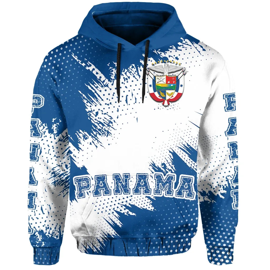 Panama Hoodie Vincent Style Blue RLT13 - Wonder Print Shop
