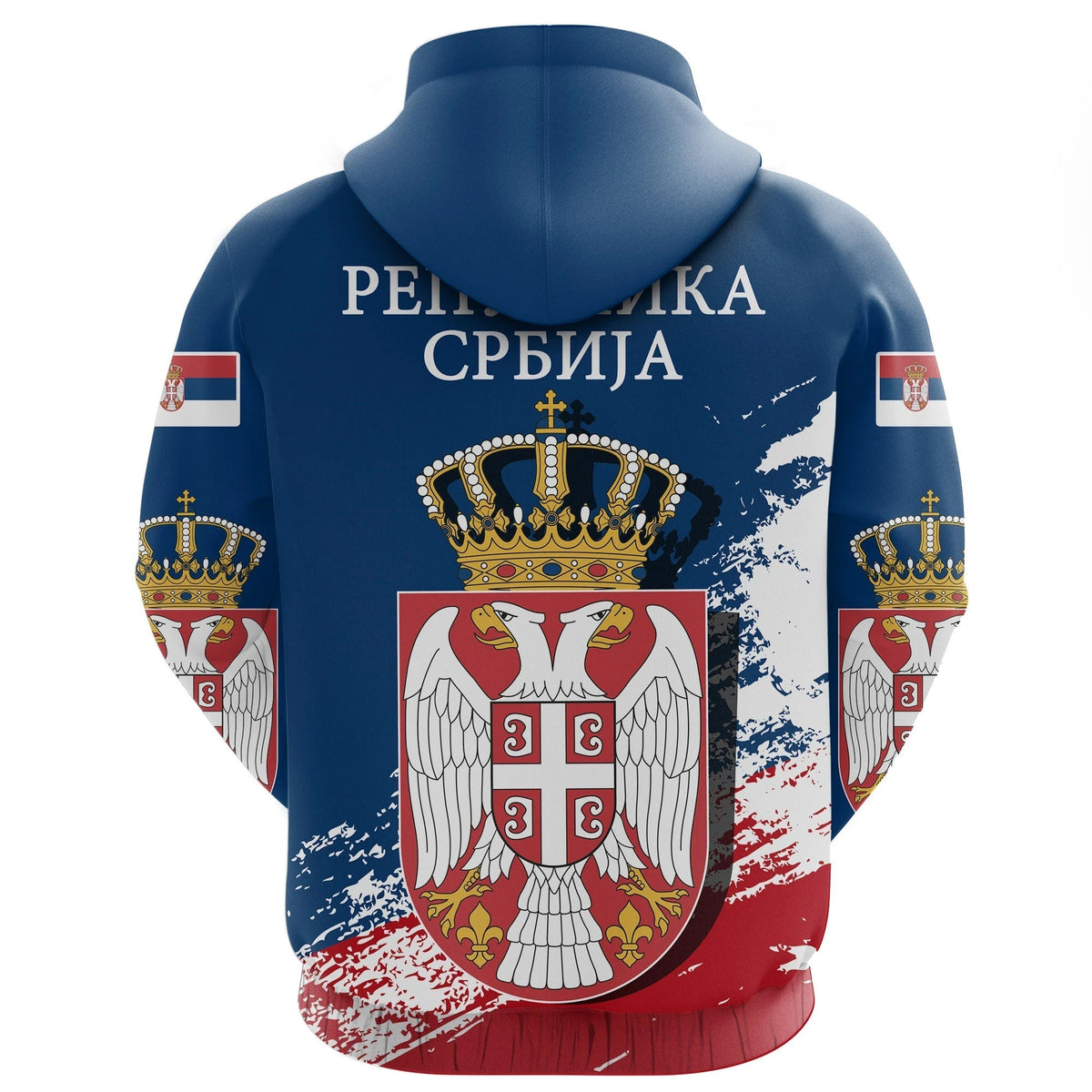 Serbia Special Hoodie Blue Version RLT7 - Wonder Print Shop