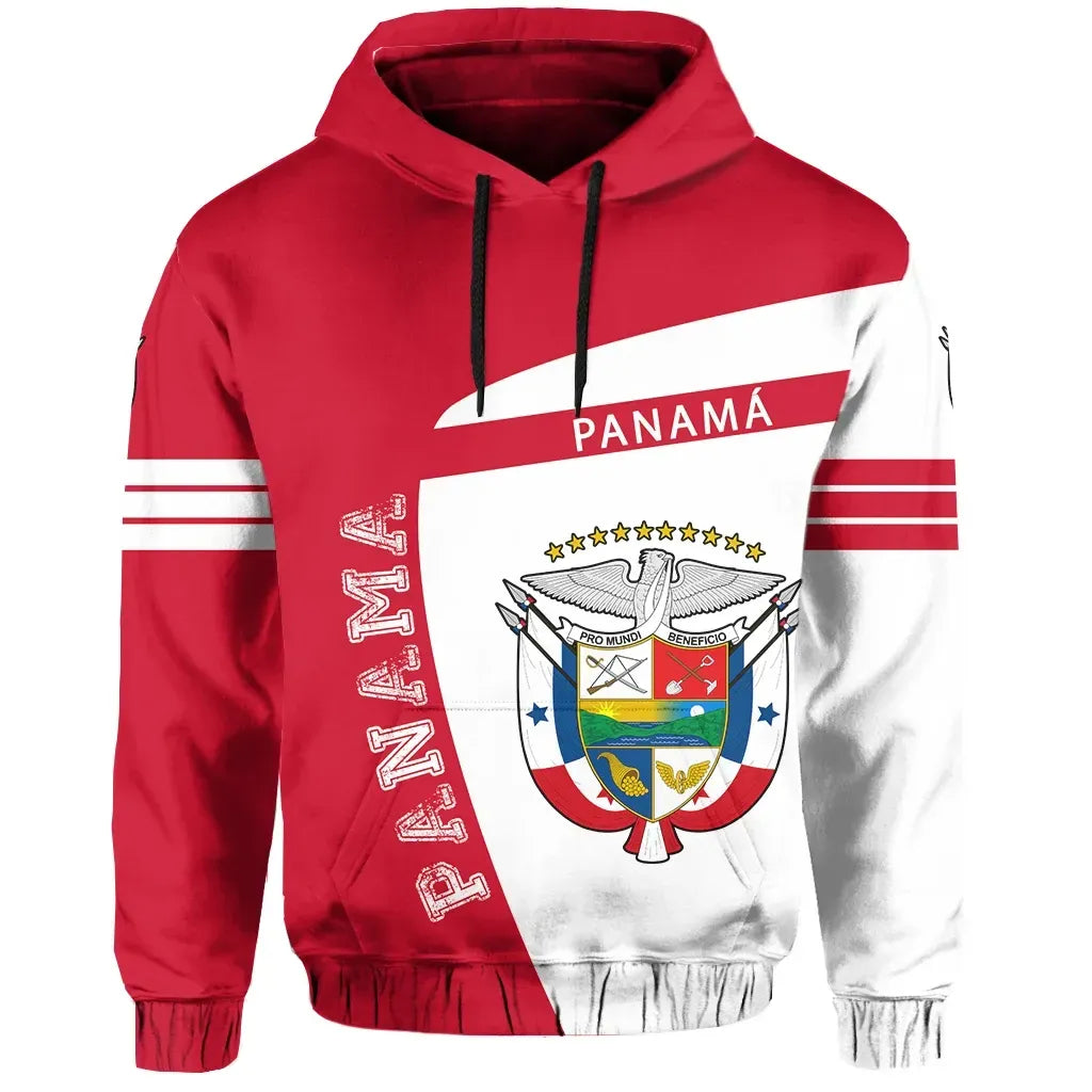 Panama Hoodie Premium Style Red RLT13 - Wonder Print Shop