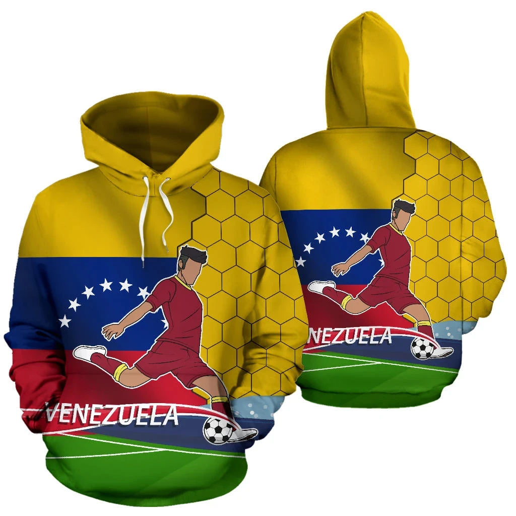 Venezuela Hoodie Football Player RLT7 - Wonder Print Shop