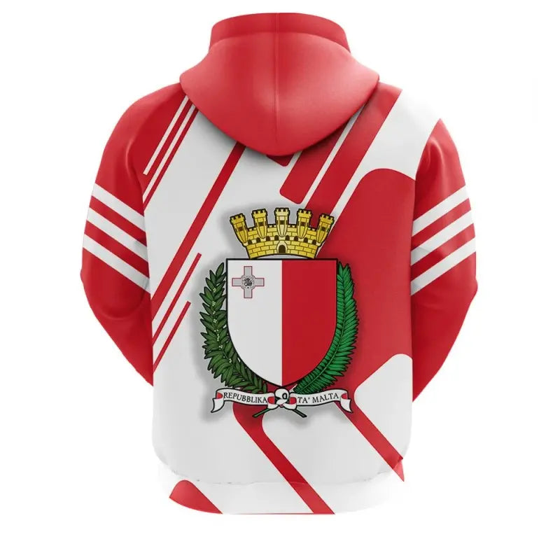 Malta Hoodie Coat Of Arms Rockie RLT12 - Wonder Print Shop
