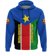 Mozambique Hoodie Rising Flag Mozambique Independence Day RLT7 - Wonder Print Shop