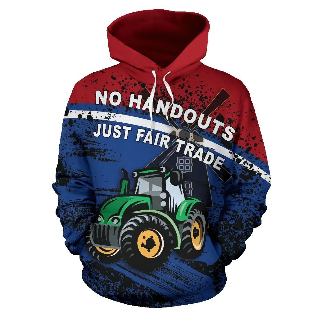 Netherlands All Over Hoodie Farmer Tractor RLT7 - Wonder Print Shop