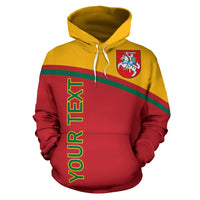 Lithuania All Over Hoodie Custom Curve01 RLT6 - Wonder Print Shop