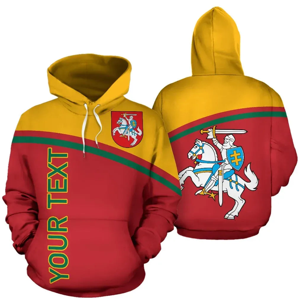 Lithuania All Over Hoodie Custom Curve01 RLT6 - Wonder Print Shop