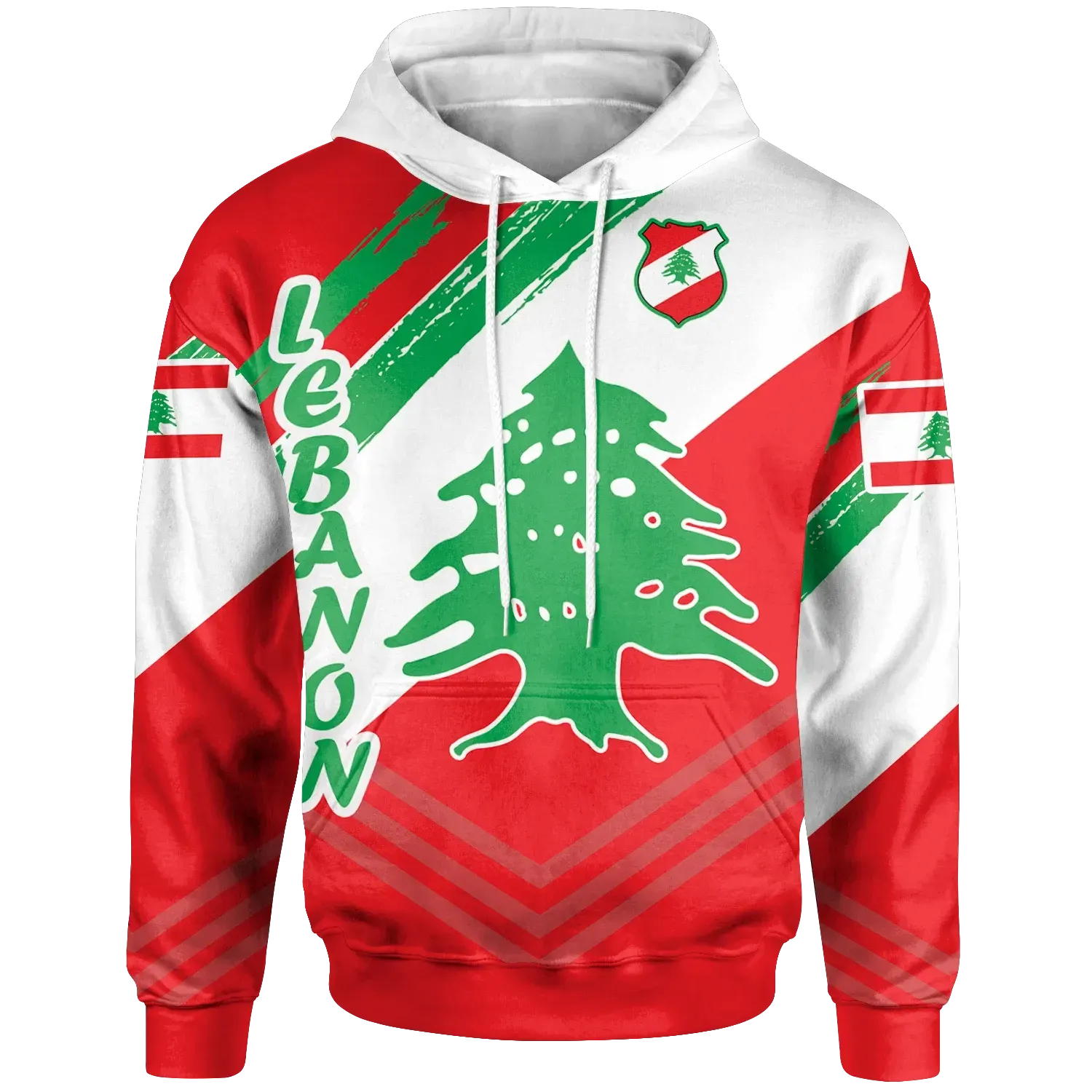 Lebanon Hoodie Lebanon Flag24 RLT6 - Wonder Print Shop