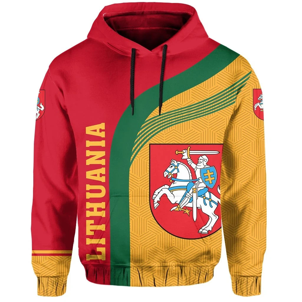 Lithuania State Hoodie Road Style RLT6 - Wonder Print Shop