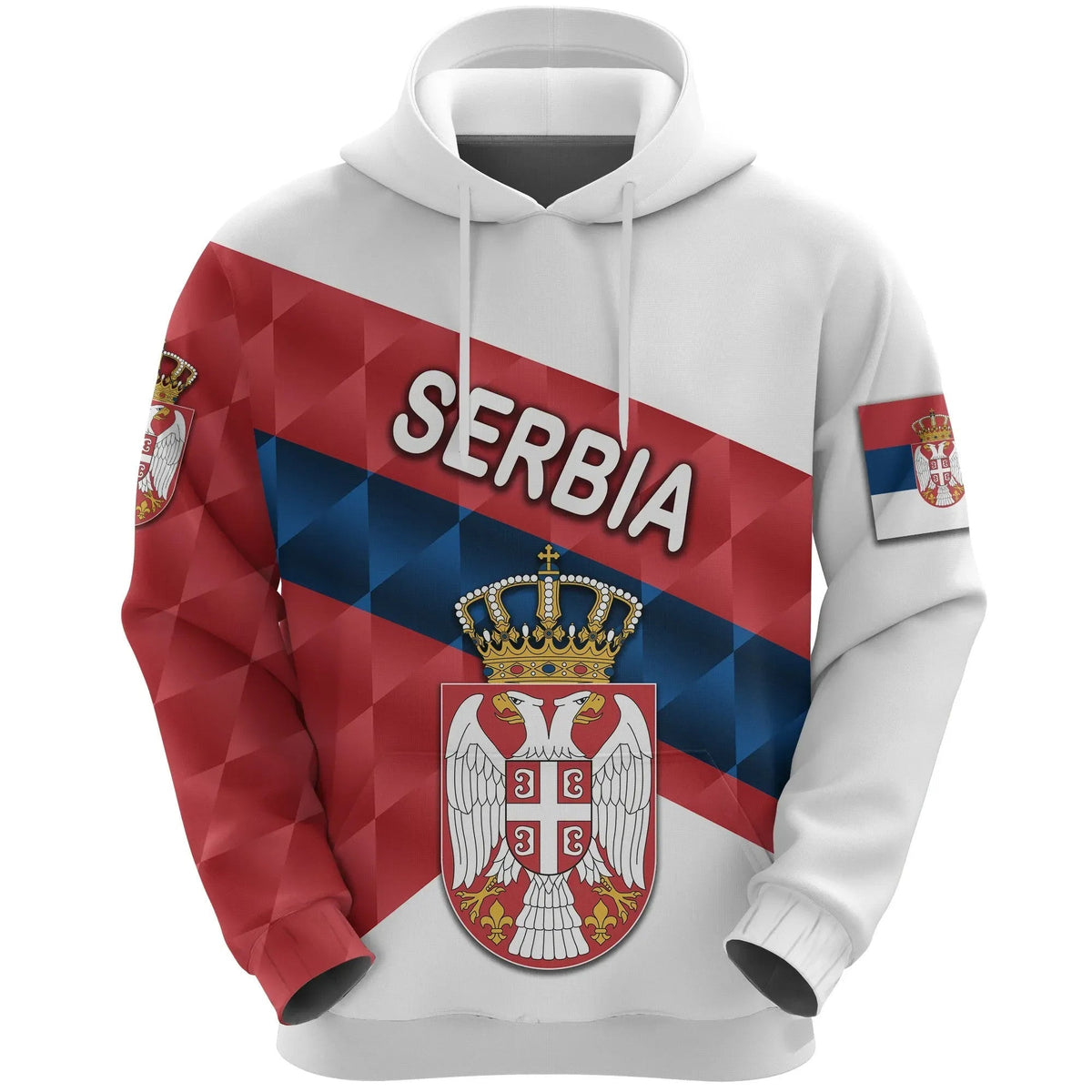 Serbia Hoodie Sporty Style RLT7 - Wonder Print Shop