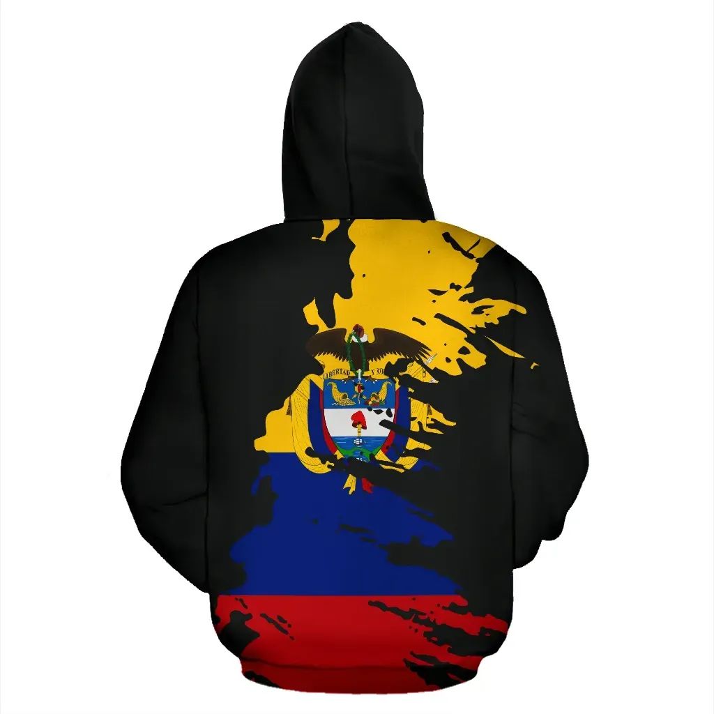 Colombia Hoodie Flag Painting RLT7 - Wonder Print Shop