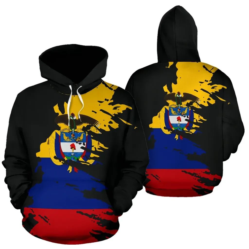 Colombia Hoodie Flag Painting RLT7 - Wonder Print Shop