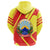 North Macedonia Hoodie Coat Of Arms Rockie RLT7 - Wonder Print Shop