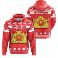 Christmas Myanmar Hoodie Coat Of Arms RLT7 - Wonder Print Shop