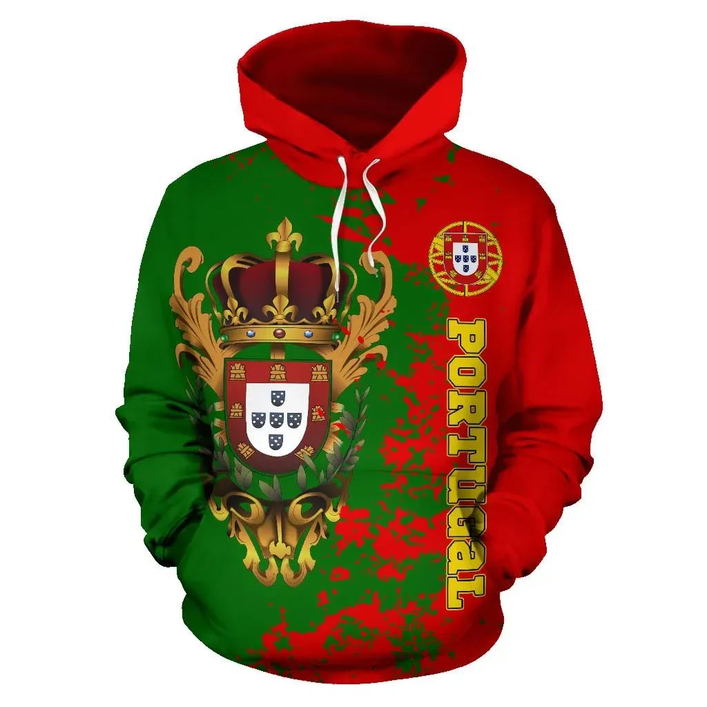 Portuguese Heraldry Portugal Hoodie RLT7 - Wonder Print Shop