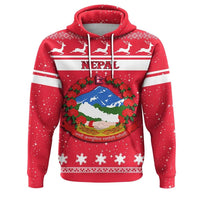 Christmas Nepal Hoodie Coat Of Arms RLT7 - Wonder Print Shop