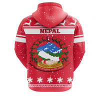 Christmas Nepal Hoodie Coat Of Arms RLT7 - Wonder Print Shop