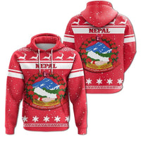 Christmas Nepal Hoodie Coat Of Arms RLT7 - Wonder Print Shop