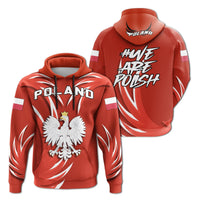 Poland Coat Of Arms Flag Hoodie Wings Style RLT7 - Wonder Print Shop