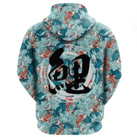 Koi Hoodie Japanese Style RLT8 - Wonder Print Shop