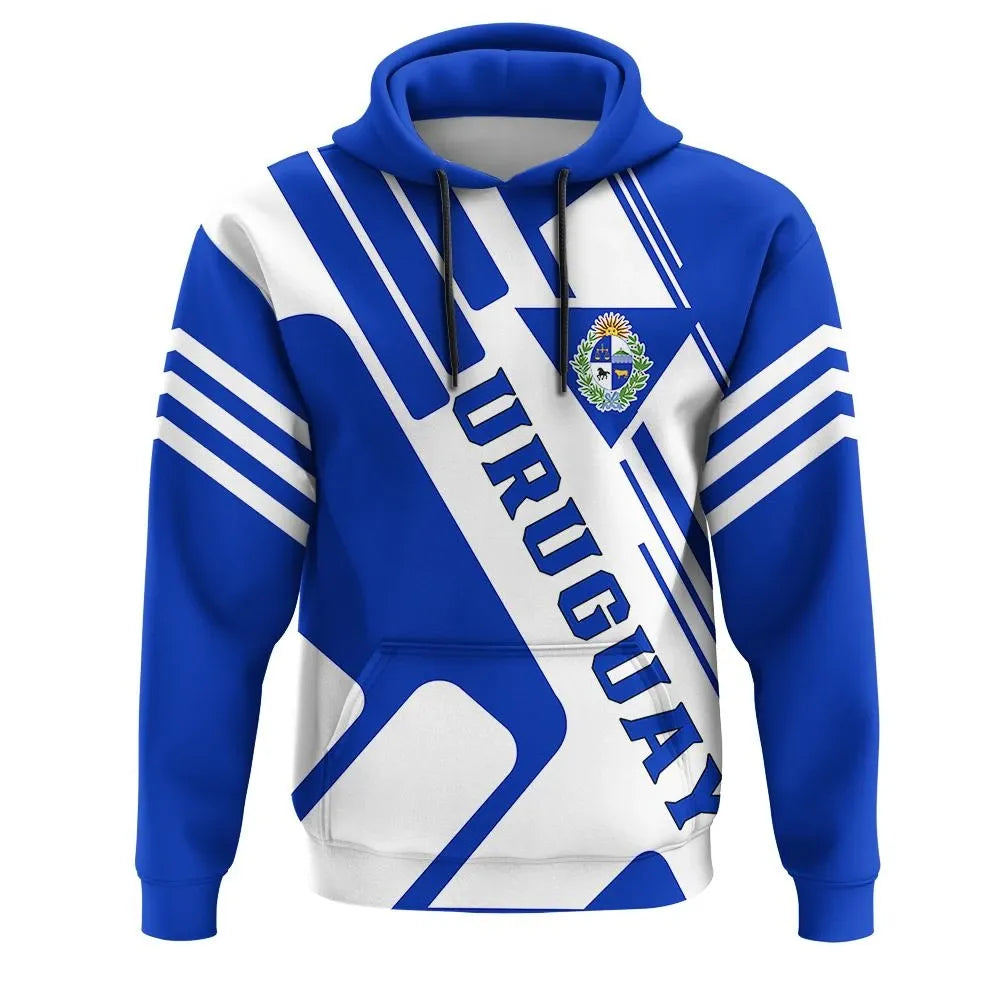 Uruguay Hoodie Coat Of Arms Rockie RLT6 - Wonder Print Shop