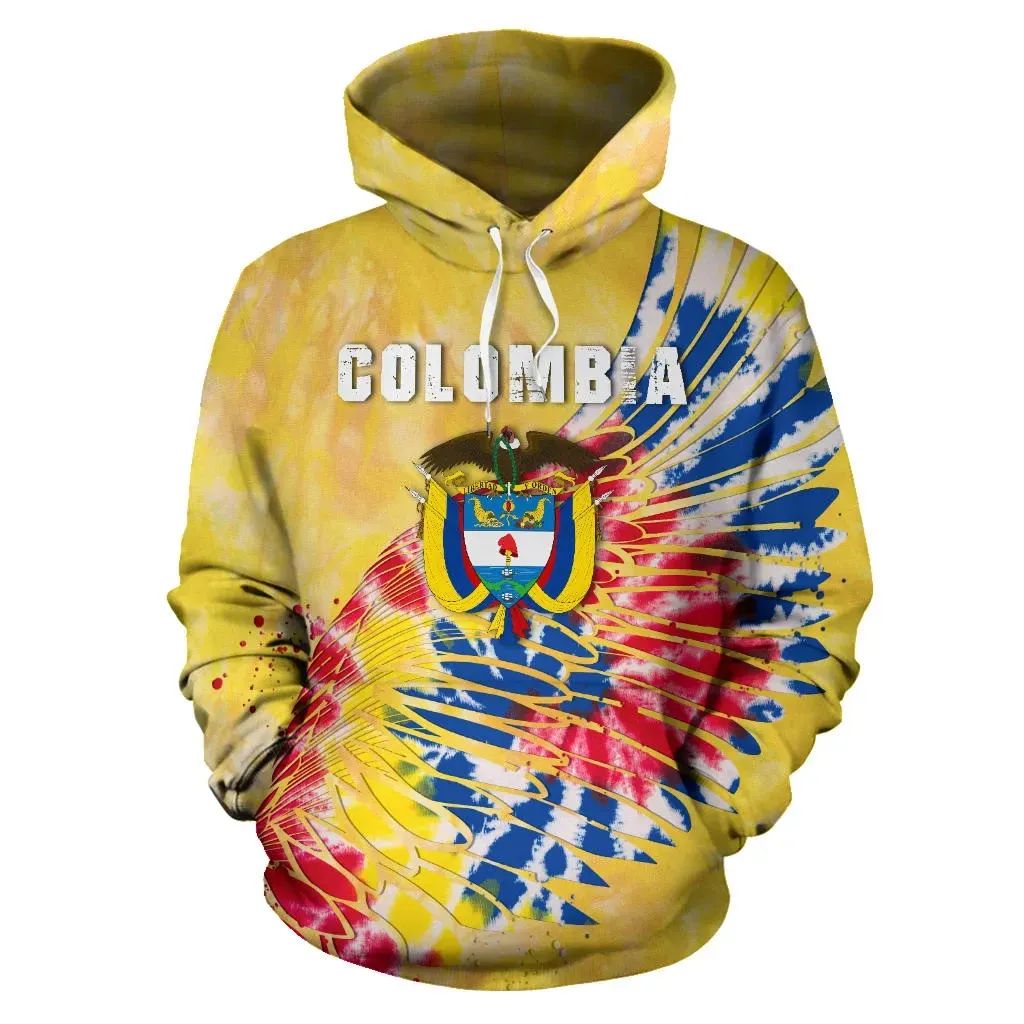 colombia-coat-of-arms-tie-dye-hoodie