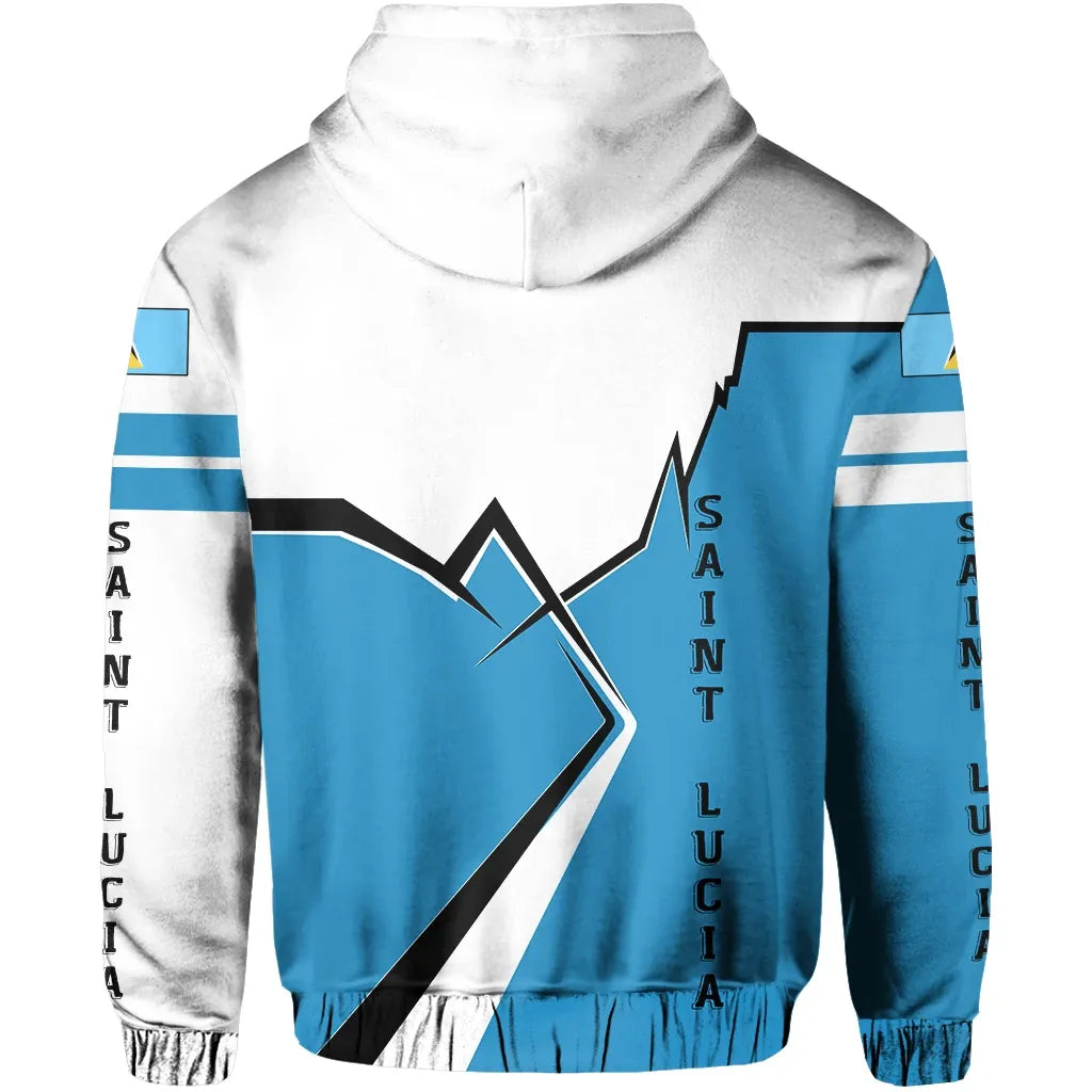 Saint Lucia Hoodie Lightning RLT6 - Wonder Print Shop