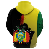 Bolivia Flag Hoodie Coat Of Arms RLT6 - Wonder Print Shop