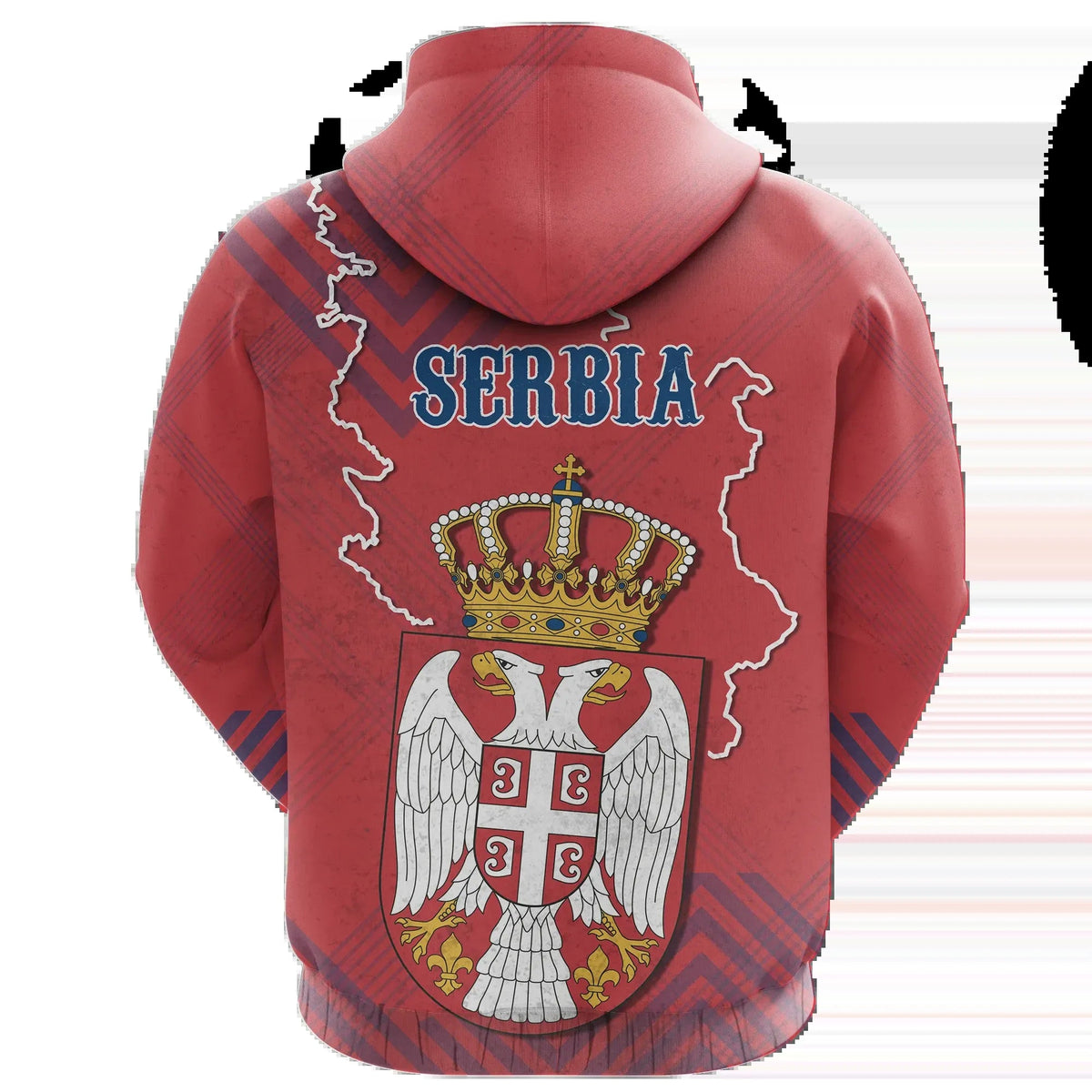 Serbia Hoodie RLT7 - Wonder Print Shop