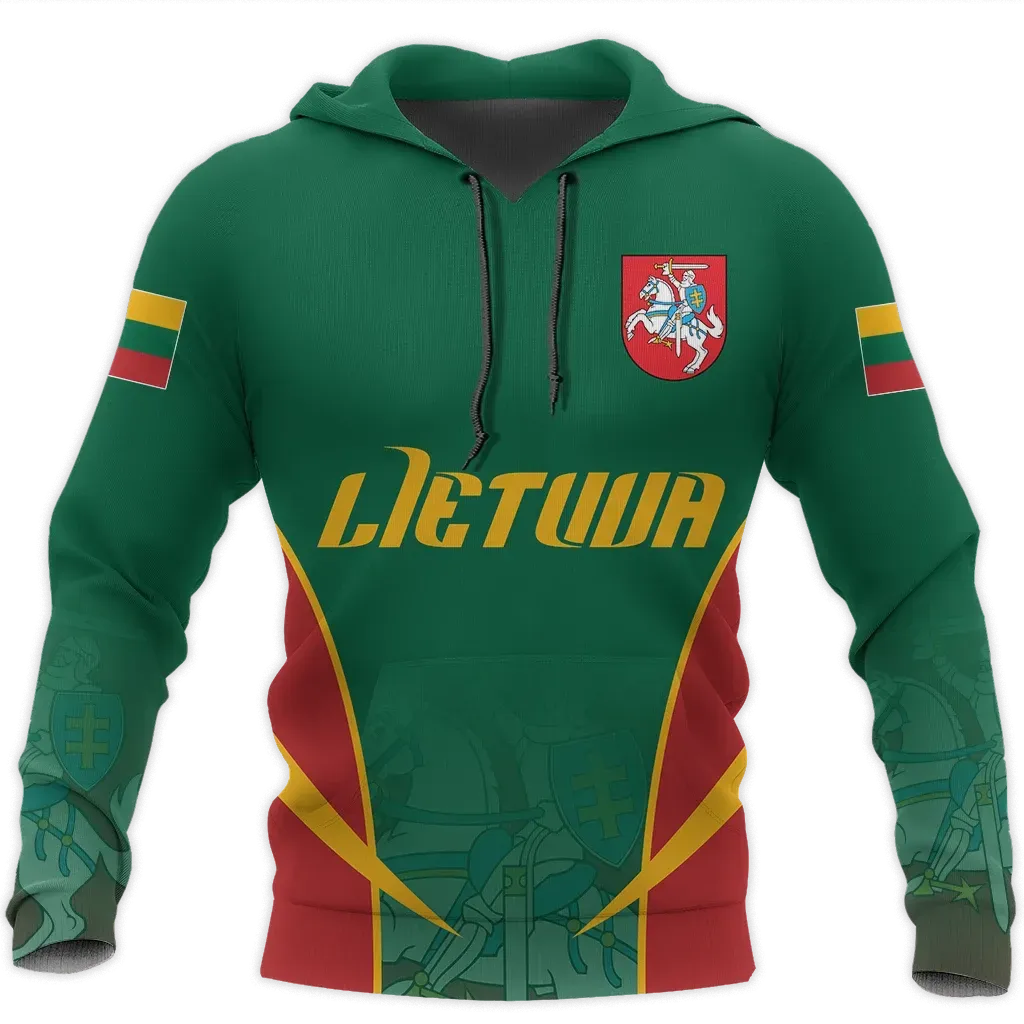 Lithuania Active Hoodie6 RLT6 - Wonder Print Shop