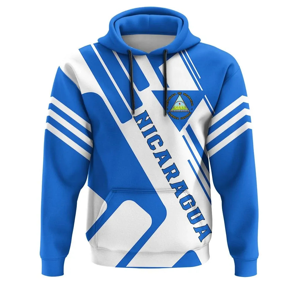 Nicaragua Hoodie Coat Of Arms Rockie RLT8 - Wonder Print Shop