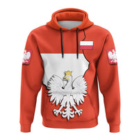 Poland Map Coat Of Arms Flag Hoodie RLT7 - Wonder Print Shop