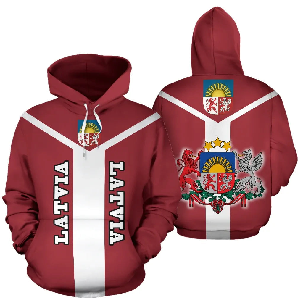 Latvia Is My Homeland Pullover Hoodie RLT6 - Wonder Print Shop