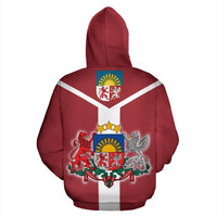 Latvia Is My Homeland Pullover Hoodie RLT6 - Wonder Print Shop