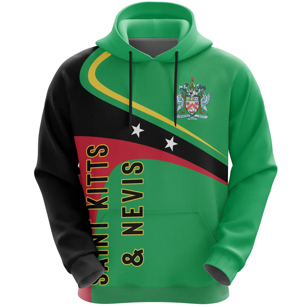 Saint Kitts and Nevis Patriot Pullover Hoodie RLT6 - Wonder Print Shop