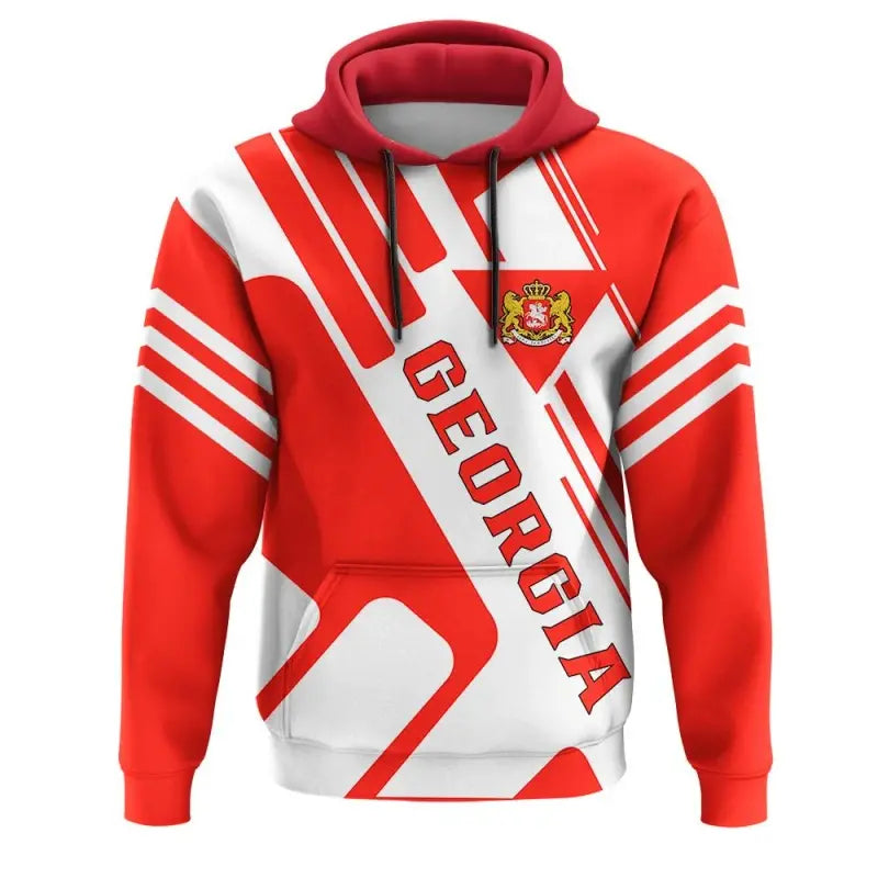 Georgia Hoodie Coat Of Arms Rockie RLT12 - Wonder Print Shop