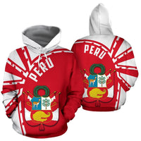 Peru Hoodie Tornado Style RLT7 - Wonder Print Shop