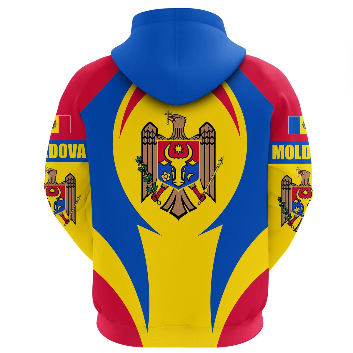 Moldova Hoodie Action Flag A15 RLT13 - Wonder Print Shop