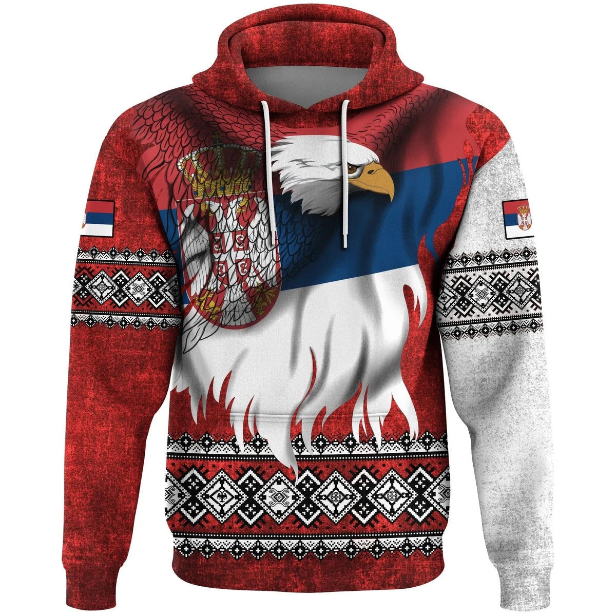 Serbia Hoodie Serbian Eagle Special Version RLT7 - Wonder Print Shop