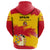 Spain Zip Hoodie Spain Flag Brush RLT12 - Wonder Print Shop