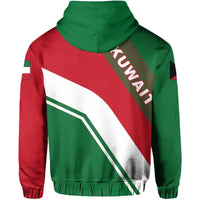 Kuwait Flag Hoodie Rambo Style RLT8 - Wonder Print Shop