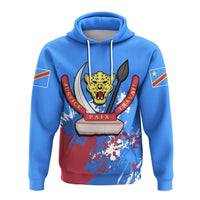 Democratic Republic Of Congo Hoodie Coat Of Arms Spaint Style RLT13 - Wonder Print Shop