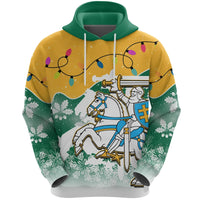 Lithuania Christmas Hoodie Oak Leaves Lietuva RLT6 - Wonder Print Shop