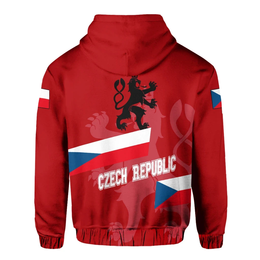 Czech Republic Hoodie slant Version RLT13 - Wonder Print Shop