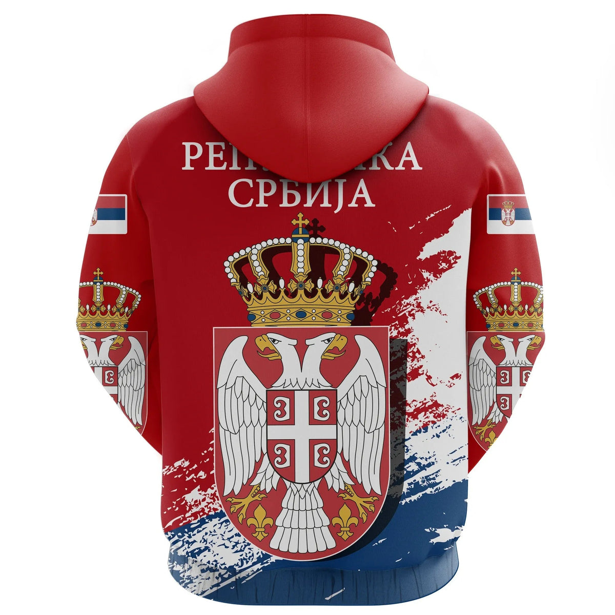 Serbia Special Hoodie Red Version RLT7 - Wonder Print Shop