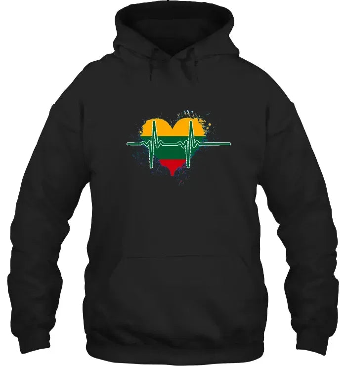 Lithuania HeartbeaHoodie RLT6 - Wonder Print Shop