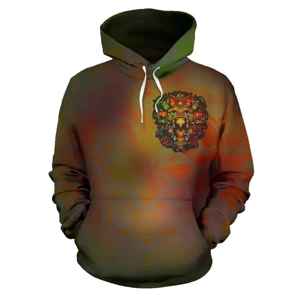 Mexico All Over Hoodie Aztec Version RLT13 - Wonder Print Shop